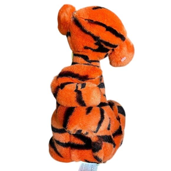 Disney Winnie the Pooh Tigger Plush Stuffed Animal Tiger Curly Tail Sitting Toy - Picture 5 of 9